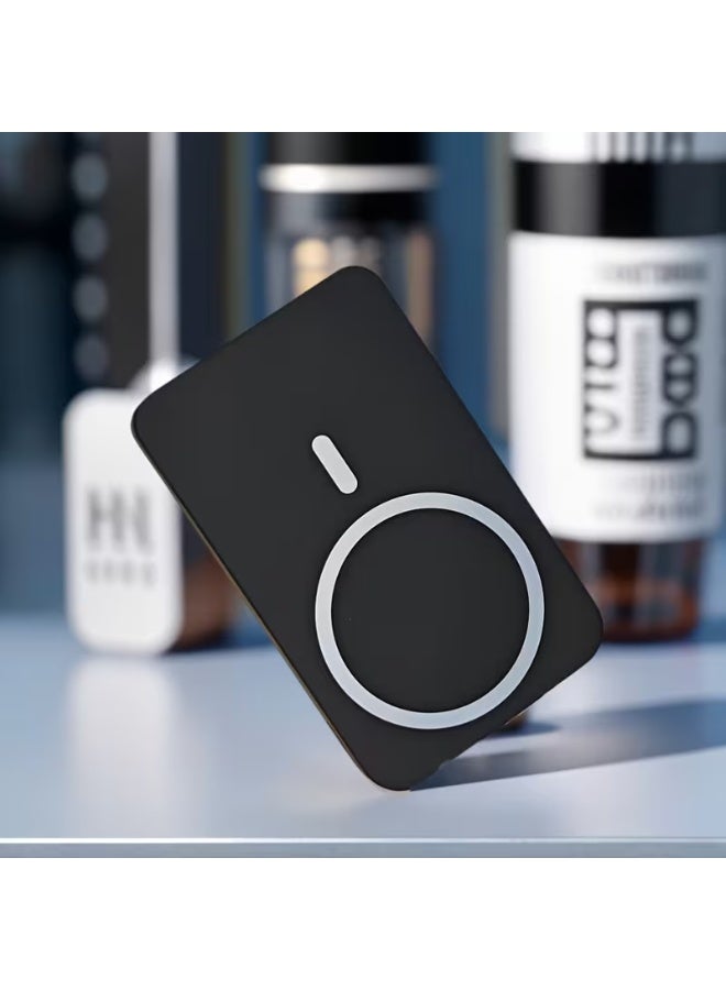 ليفينو بنك طاقة لاسلكي سريع الشحن من ليفينو بسعة 10000 مللي أمبير، أسود اللون - Image 1